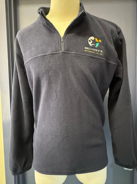 BRUNSWICK COLLEGE HALF ZIP POLAR FLEECE JUMPER