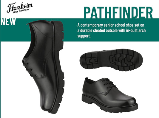 Florsheim Pathfinder Black Calf School Shoe