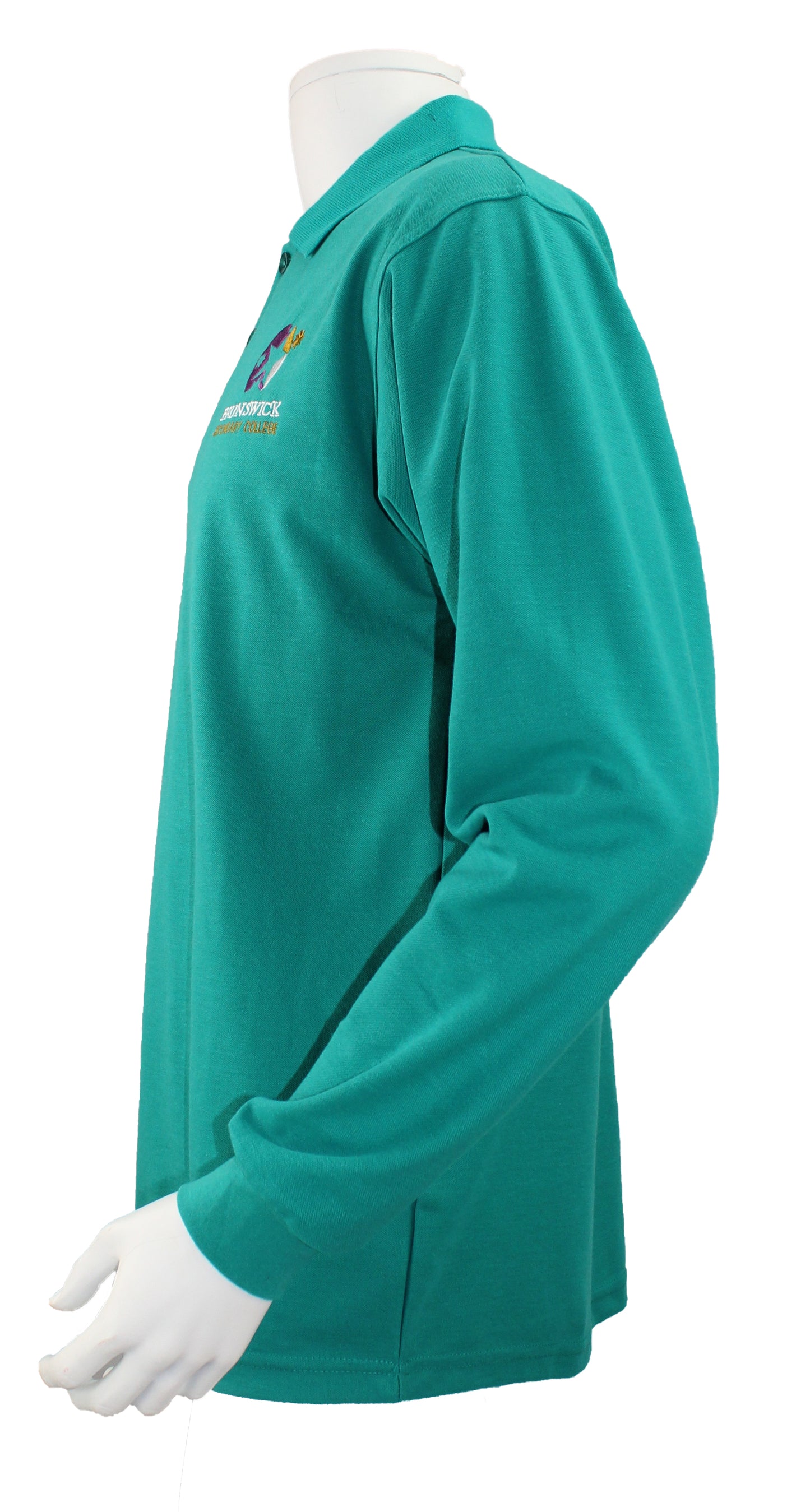 BRUNSWICK COLLEGE LONG SLEEVE POLO