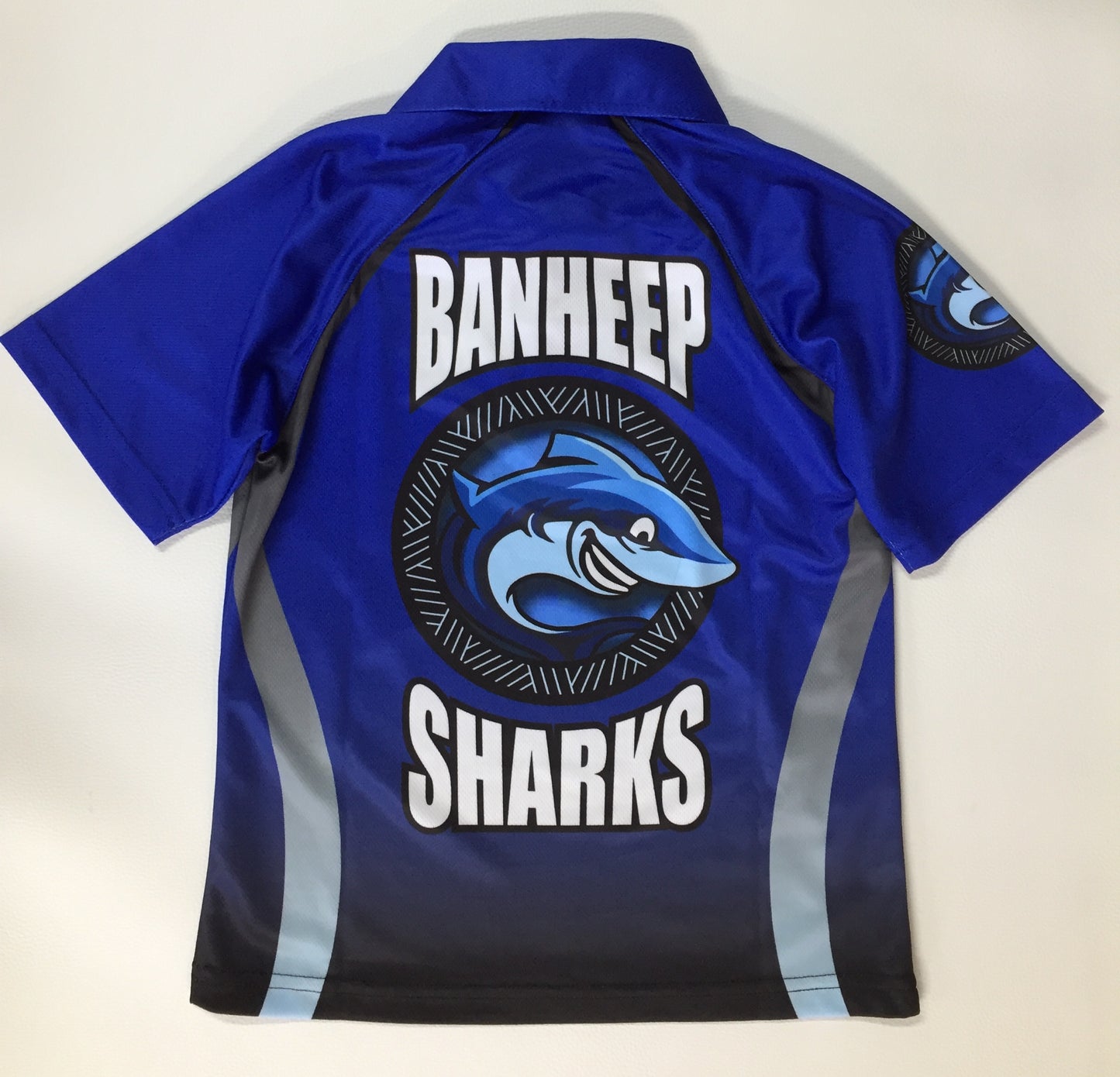 OCEAN GROVE PRIMARY SCHOOL OGPS BANHEEAP SHARKS SPORT POLO (NAVY BLUE)
