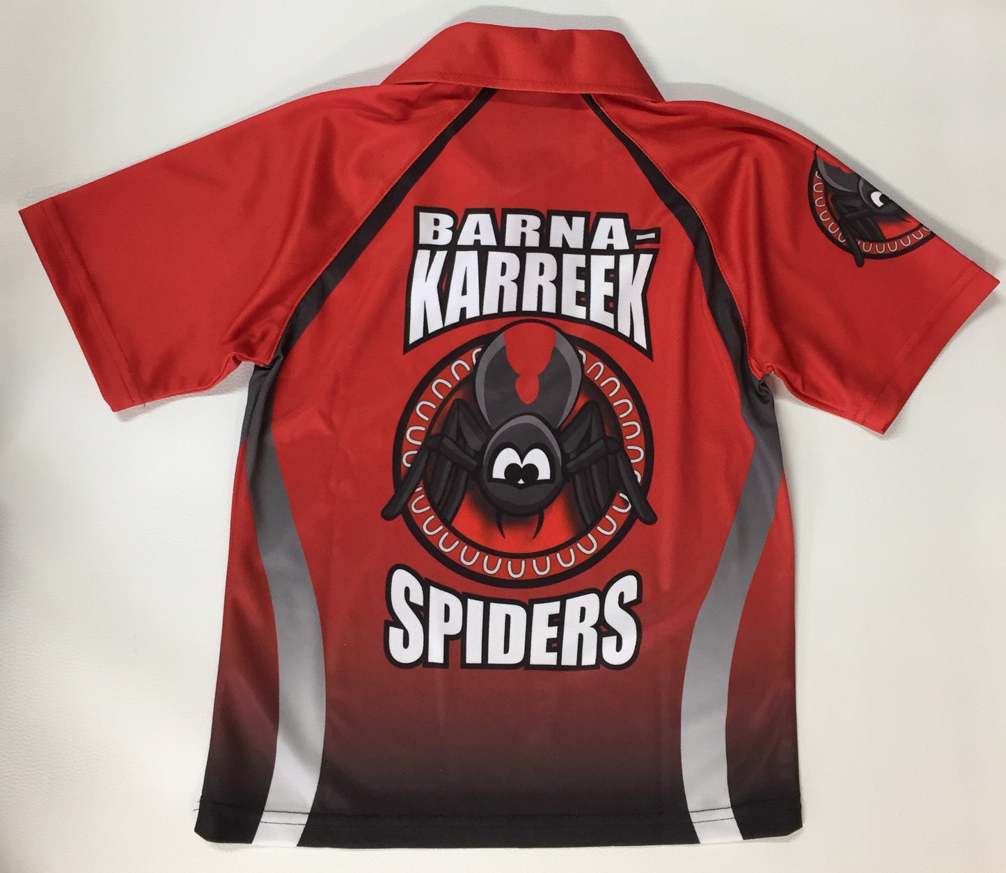 OCEAN GROVE PRIMARY SCHOOL OGPS BARNA-KAREEK SPIDERS SPORT POLO (RED)