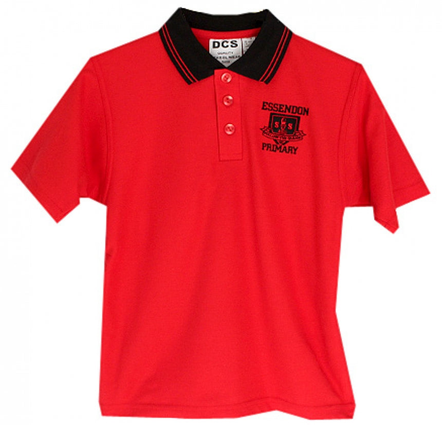 ESSENDON PRIMARY SHORT SLEEVE POLO