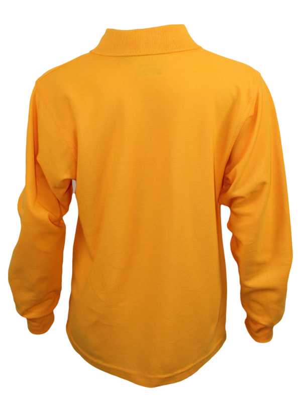 LITTLE RIVER PRIMARY LONG SLEEVE POLO - GOLD