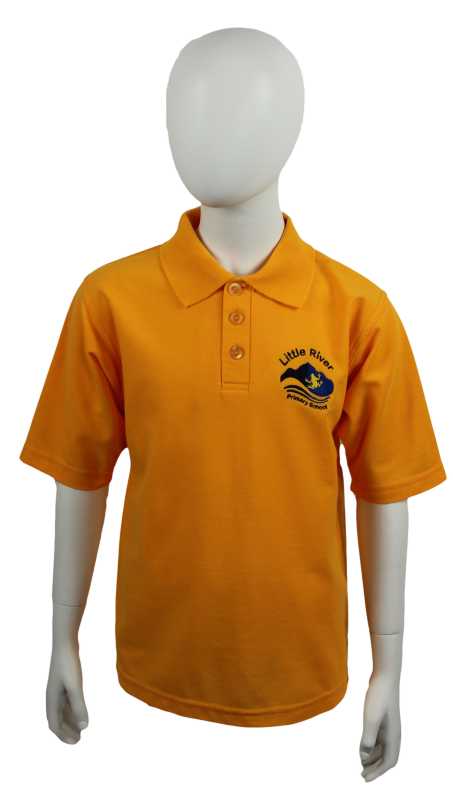 LITTLE RIVER PRIMARY SHORT SLEEVE POLO - GOLD