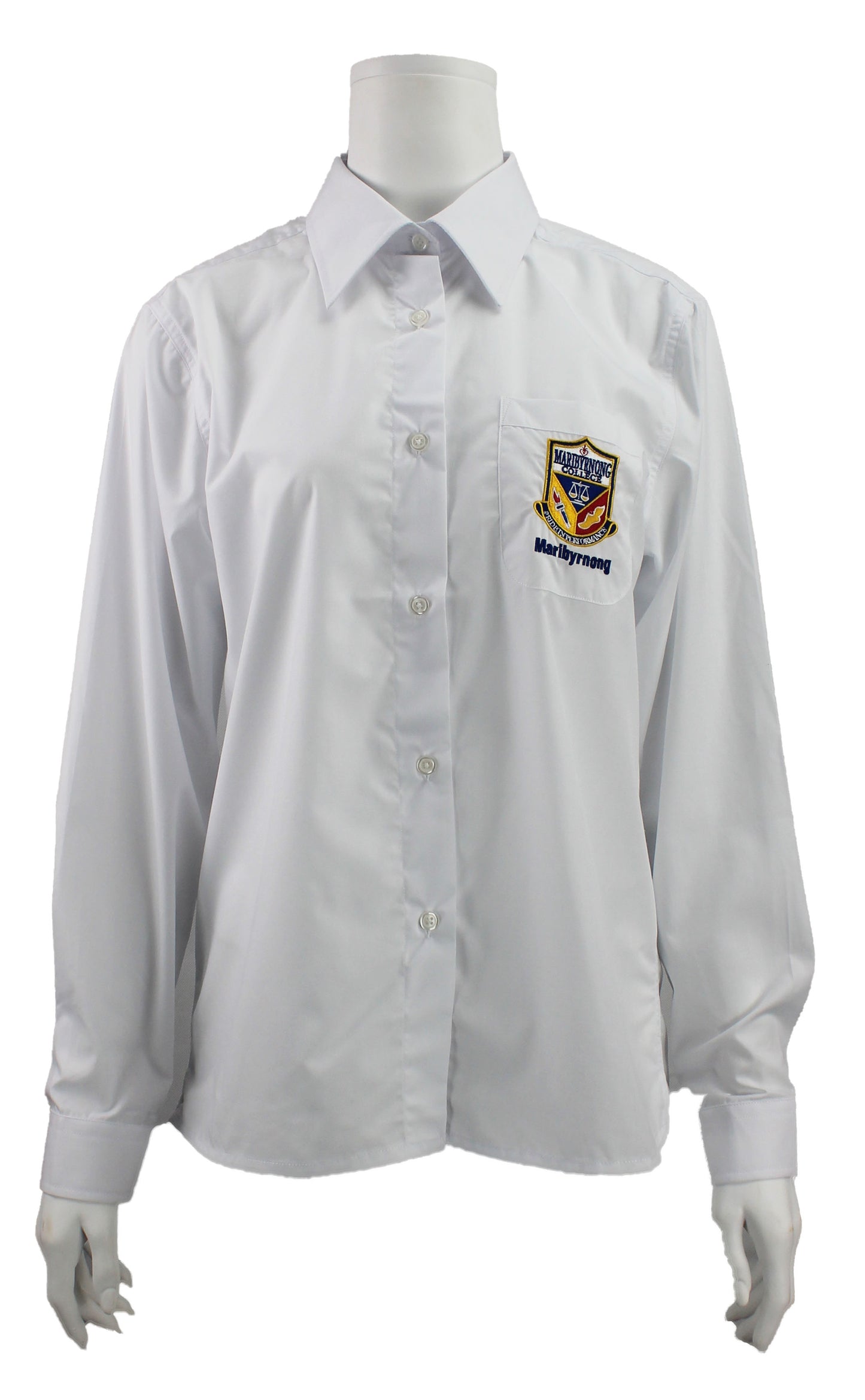 MARIBYRNONG COLLEGE GIRLS LONG SLEEVE SHIRT