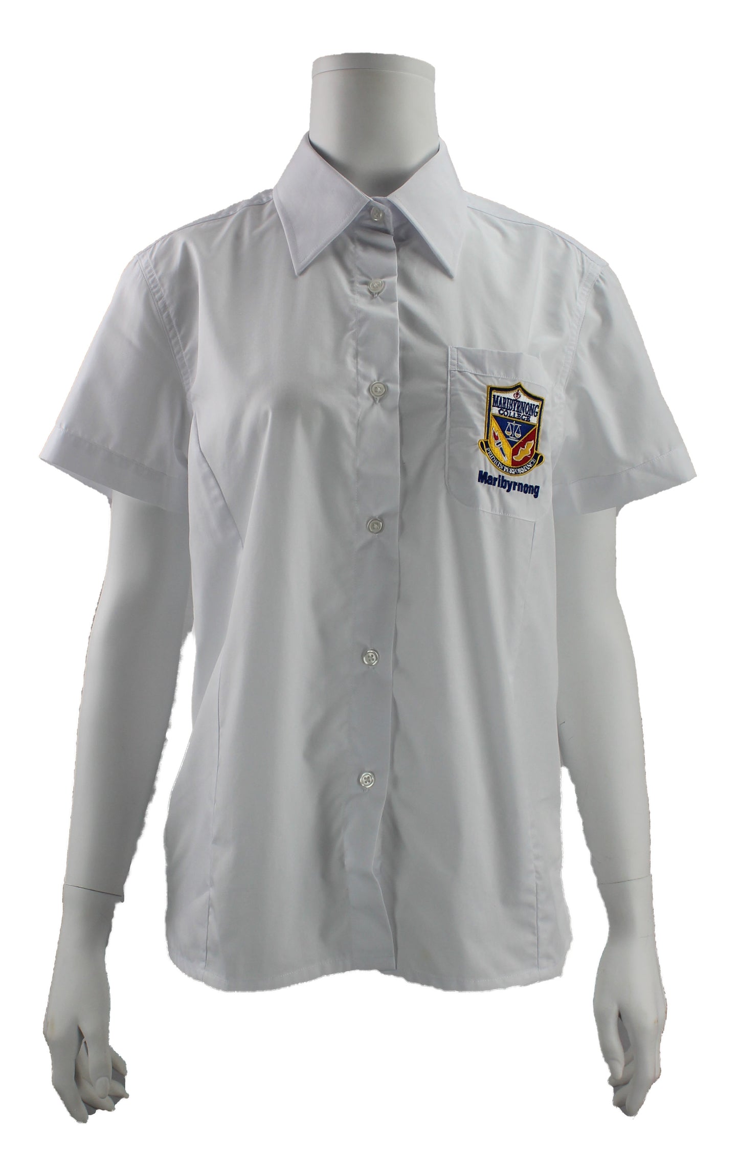 MARIBYRNONG COLLEGE GIRLS SHORT SLEEVE SHIRT