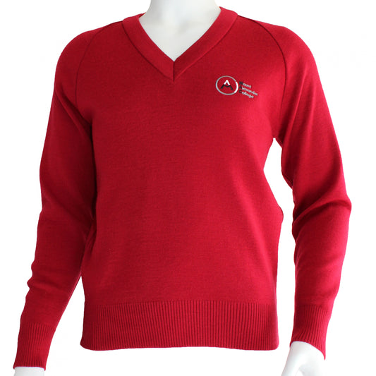 MOUNT ALEXANDER WOOL JUMPER WITH LOGO