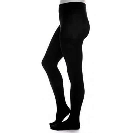 DCS TIGHTS FLEECY LADIES - BLACK