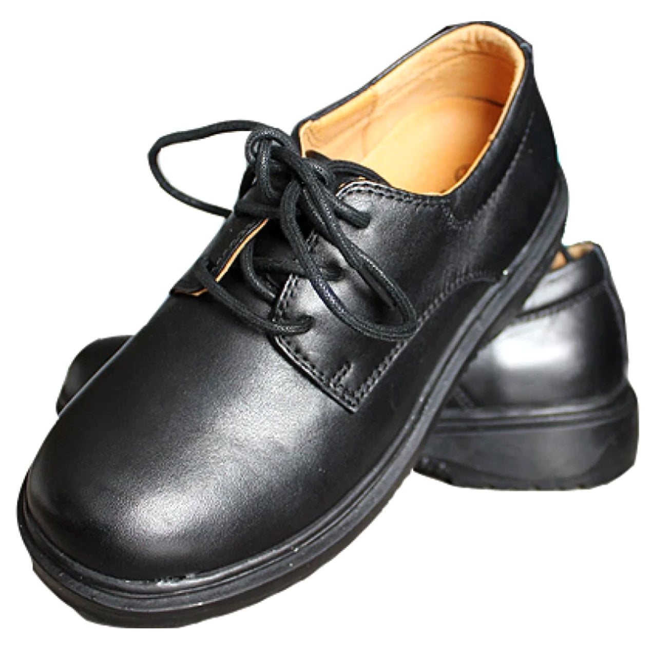 DCS BLACK FULL LEATHER SCHOOL SHOE