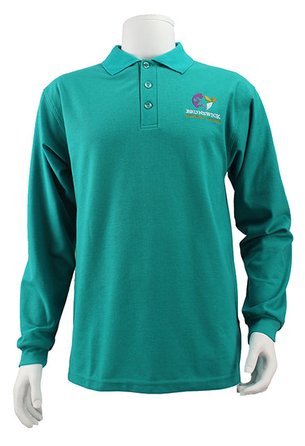 BRUNSWICK COLLEGE LONG SLEEVE POLO