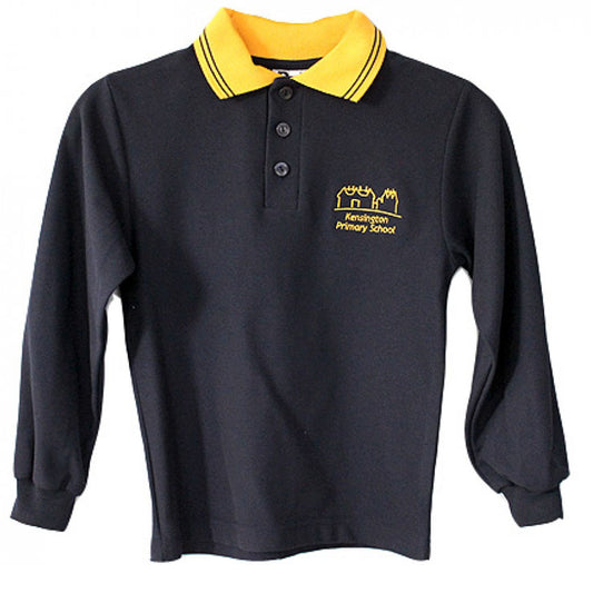 KENSINGTON PRIMARY LONG SLEEVE POLO (NAVY)