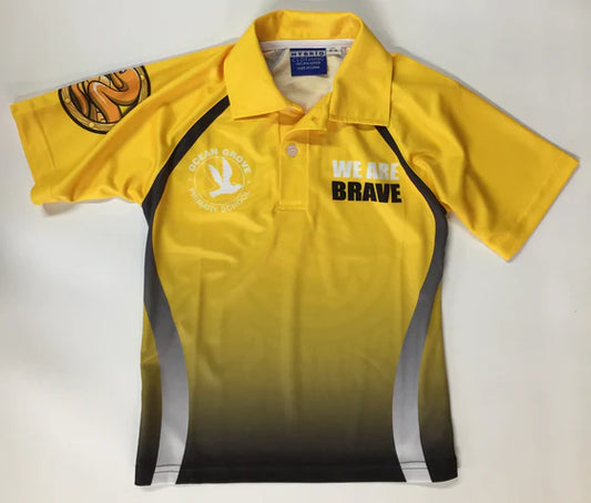 OCEAN GROVE PRIMARY SCHOOL OGPS KONMOYT SNAKES SPORT POLO (GOLD)