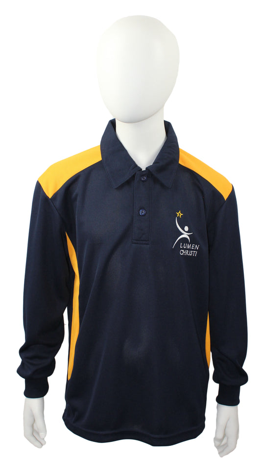 LUMEN CHRISTI PRIMARY LONG SLEEVE SPORTS POLO