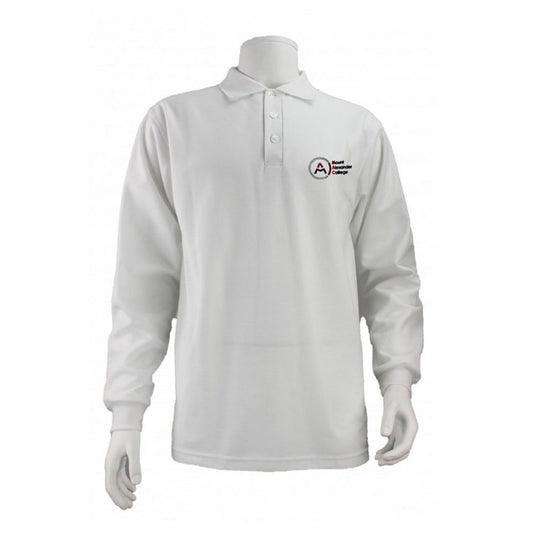 MOUNT ALEXANDER COLLEGE LONG SLEEVE POLO WITH LOGO