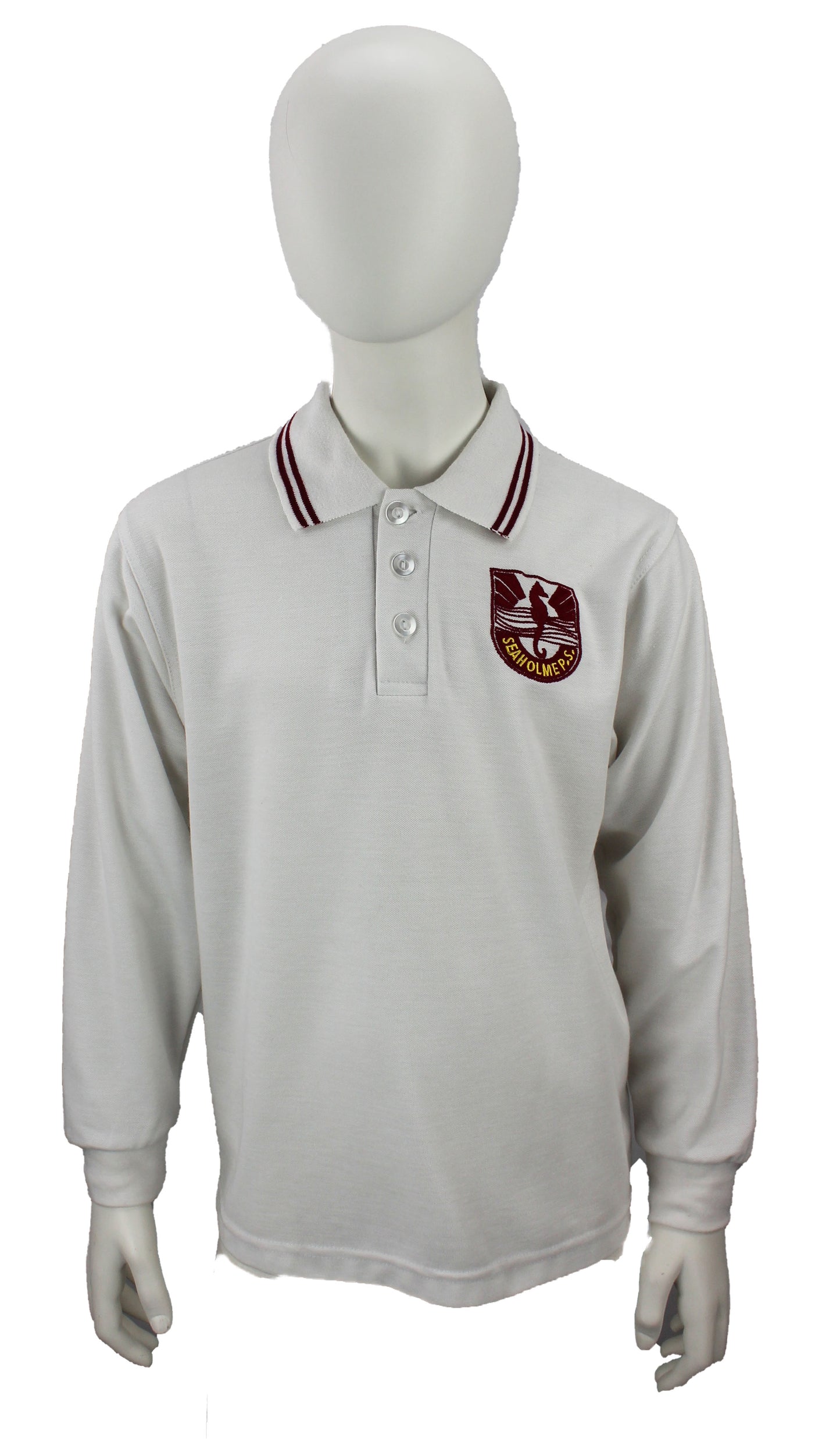 SEAHOLME PRIMARY LONG SLEEVE POLO